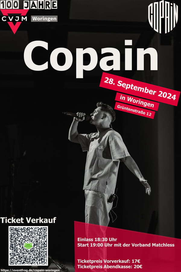 copain konzert flyer
